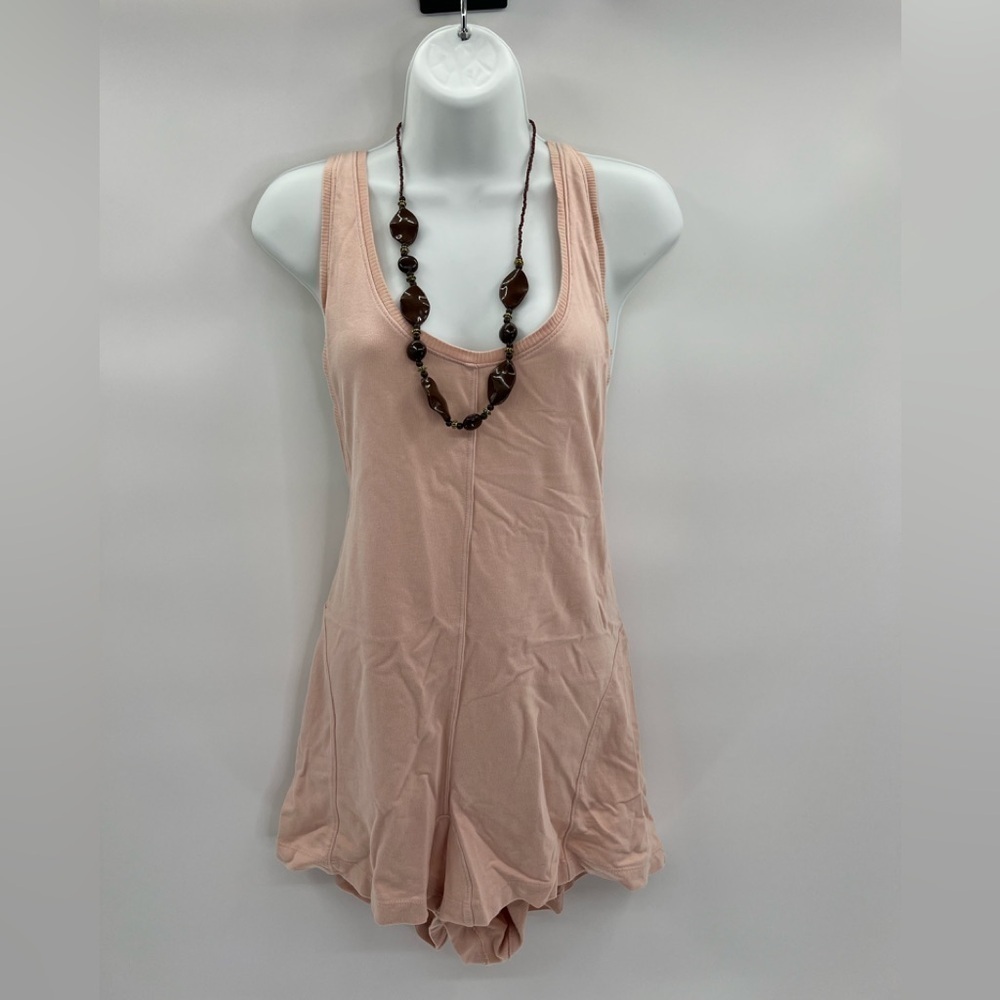 Silence + Noise Peach Romper - Size M